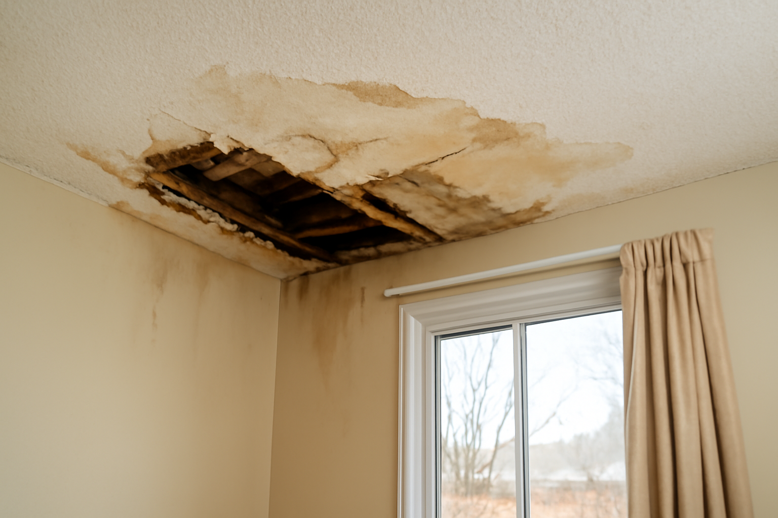 Ceiling Water Damage Repair in Euless, TX