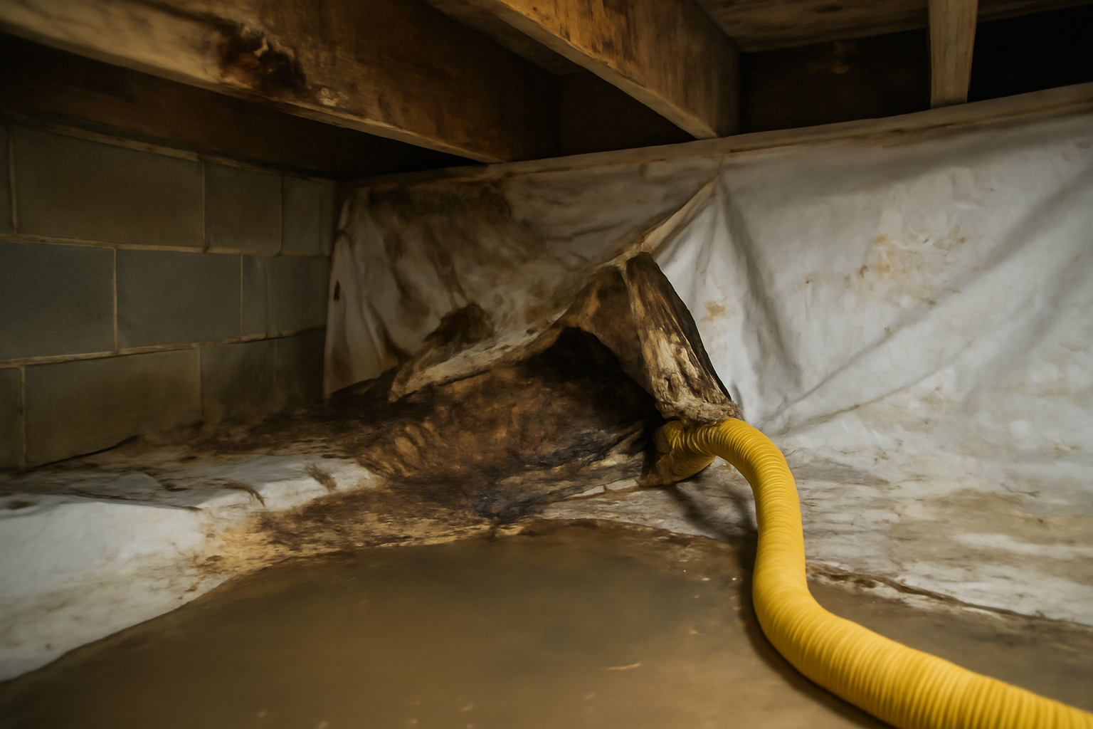 Crawl Space Water Removal in Euless, TX