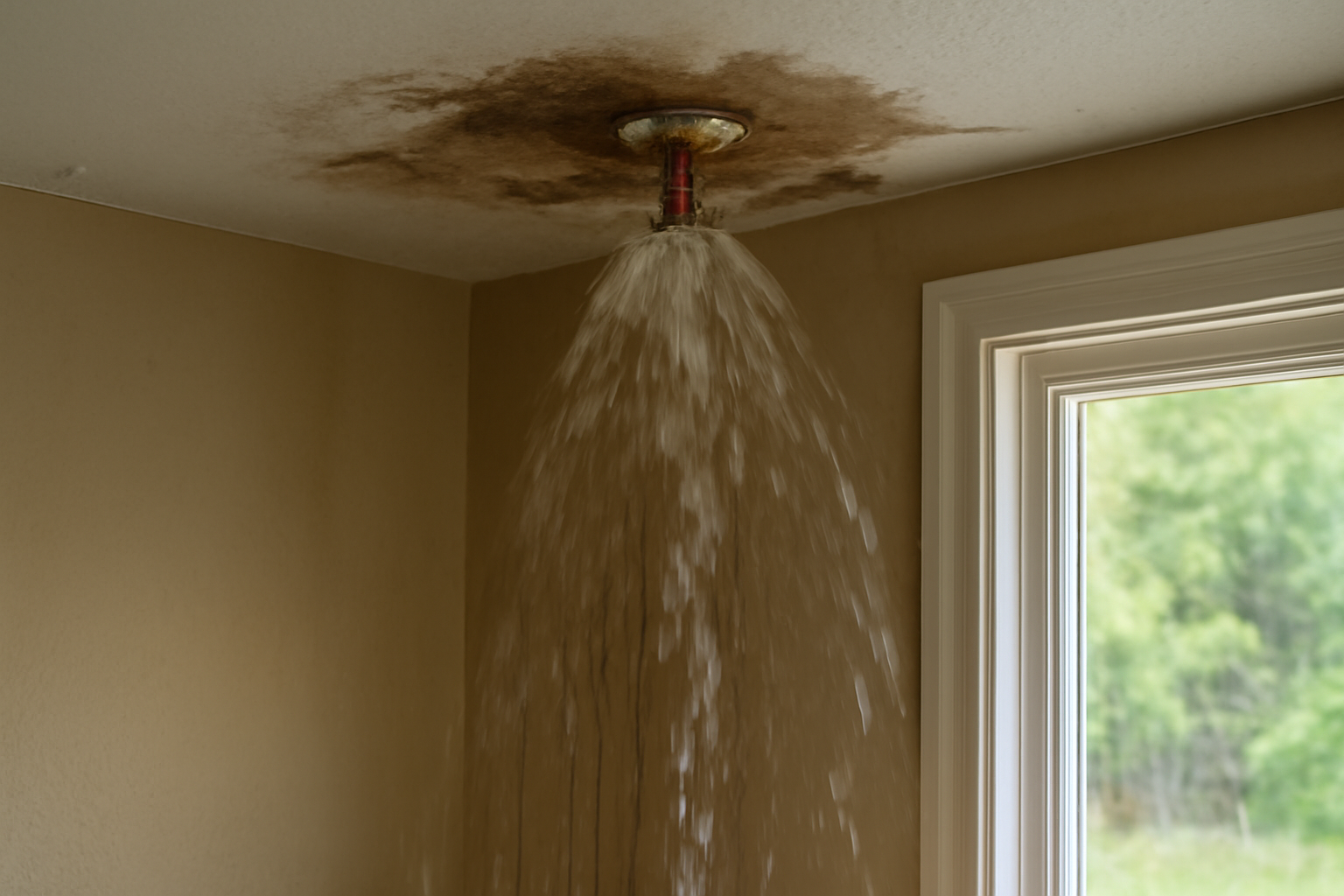 Fire Sprinkler Discharge Water Removal in Grand Prairie, TX