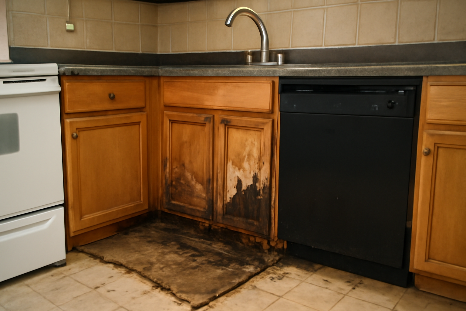 Kitchen Water Damage Restoration in Cleburne, TX