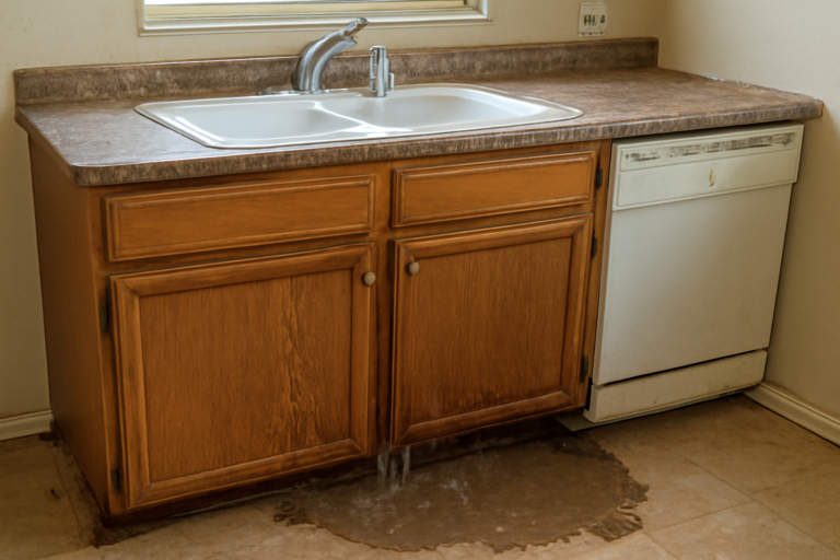 Sink Overflow Water Removal