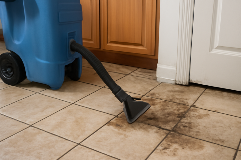 Tile Floor Water Extraction