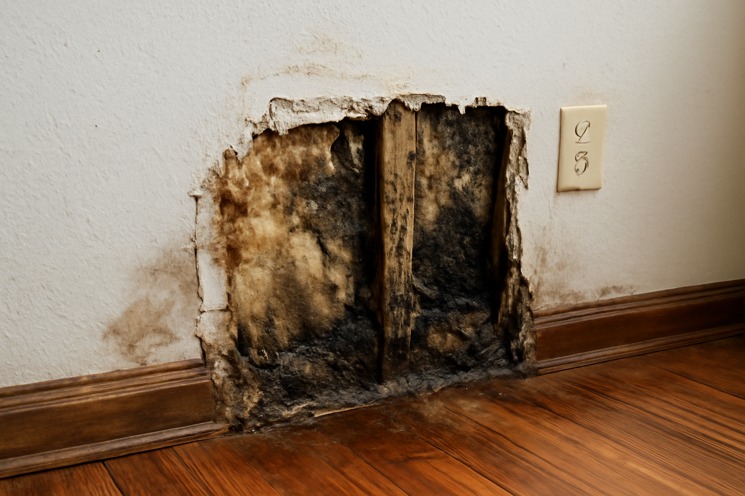 Wall Cavity Water Extraction in Corinth, TX